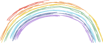 Colorful rainbow