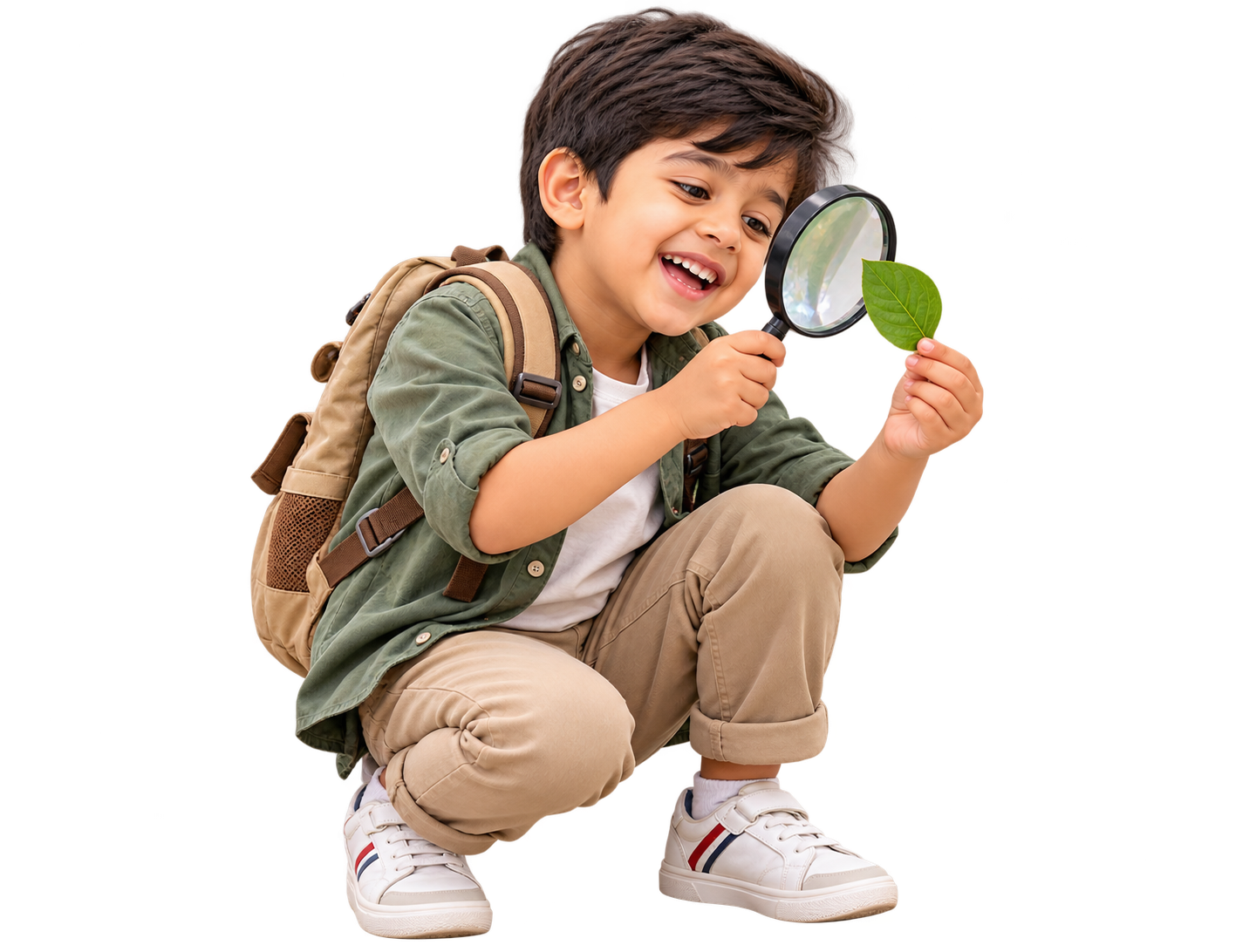Happy preschool child